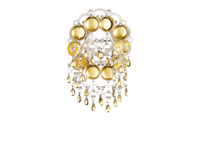 Hovedbilde Sølje 198 541 kvit/ forgylt