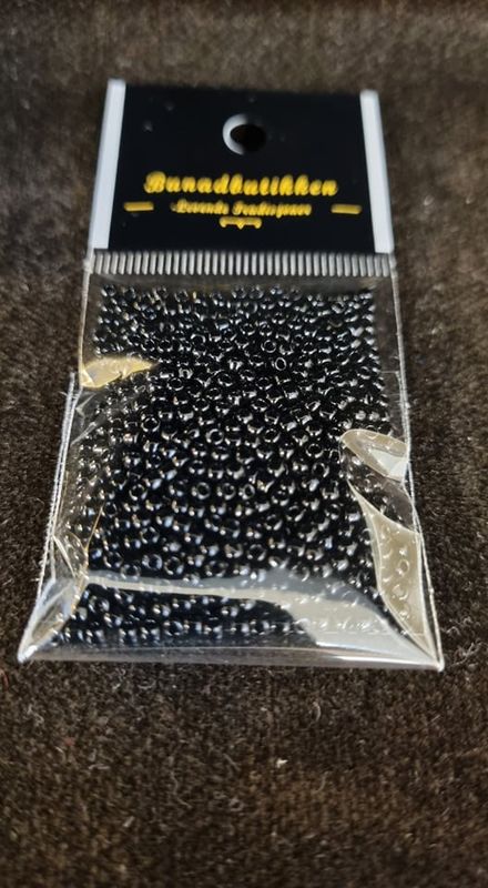 49 Sort med shimmer