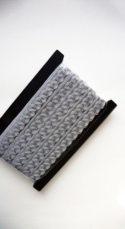 Metallblonde sølv 25 mm