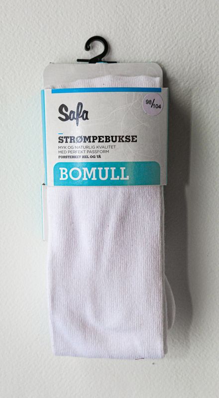 Strømpebukse hvit til barn & baby