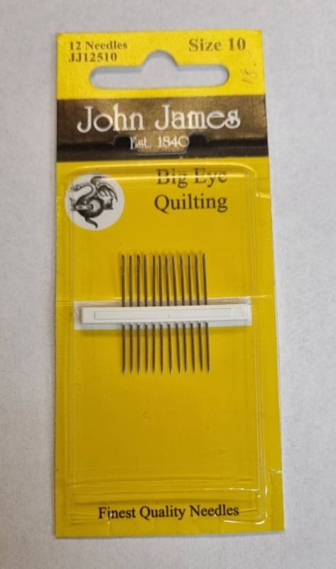 JJames 12510 Big Eye Quilting nål nr 10