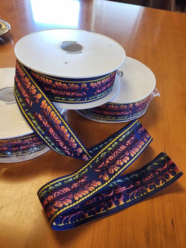 Florakvaring blå 25 mm