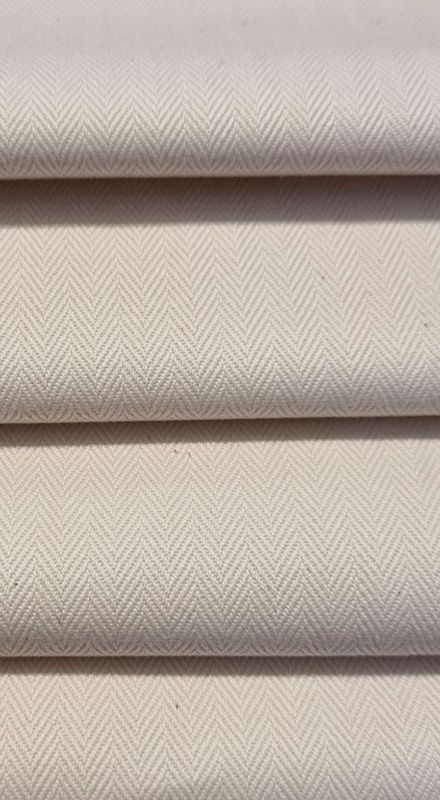 Fiskebeinsfor - ubleket/ vasket bomull