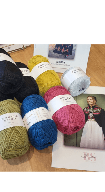 Hovedbilde Bunadstrikk strikkepakke modell 