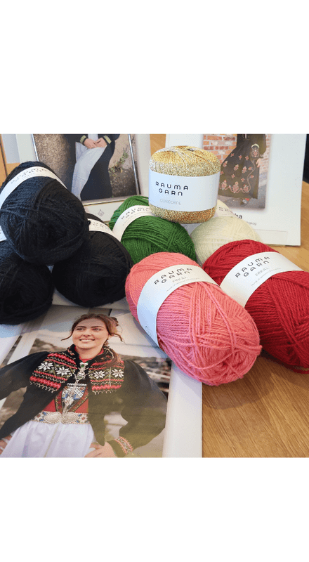 Bunadstrikk strikkepakke  modell 