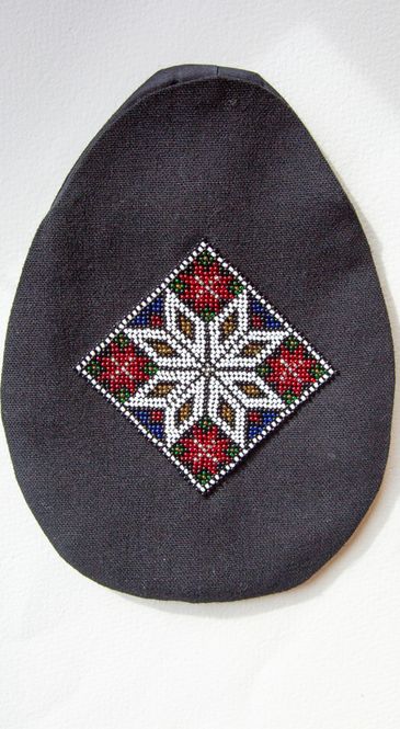 Hovedbilde Bunadsveske med perlebroderi -2