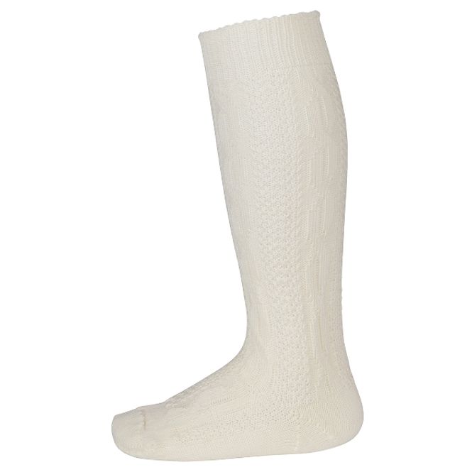 Hovedbilde Knestrømper ullhvit til gutt 
