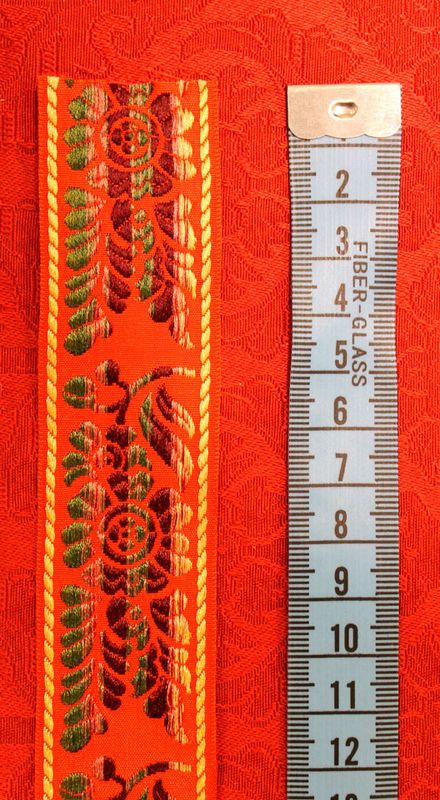 Florakvaring rød 25 mm