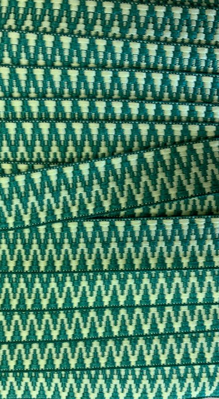 Krokakvaring grønn/ gul 18mm