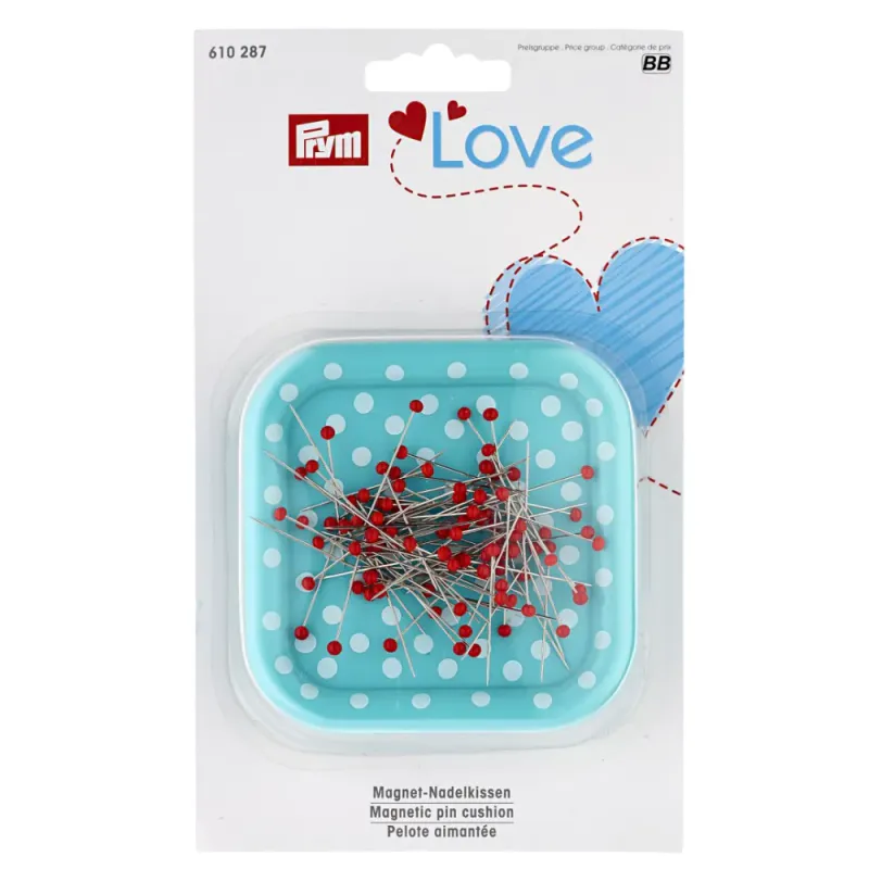 Prym Love magnetnålepute med nåler