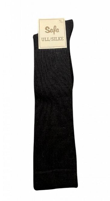 Hovedbilde Exclusive knestrømper dame marine ull/silke