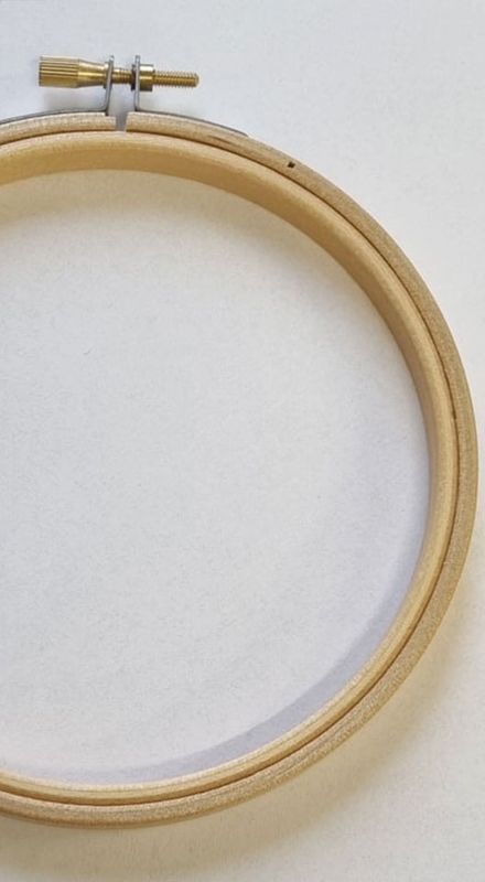 Broderiramme/ ring 20 cm bambus