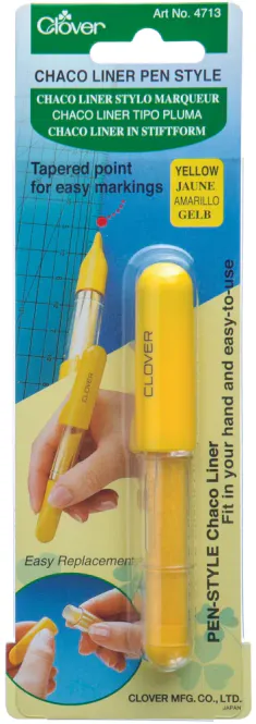 Hovedbilde Clover skredderkritt gul chaco liner
