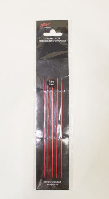 Hovedbilde Strikkepinner 2,50mm / 15cm