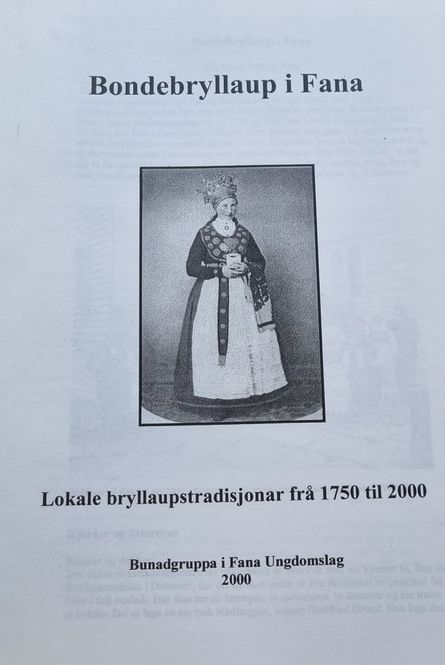 Hovedbilde Hefte med lokale bryllupstradisjoner i Fana