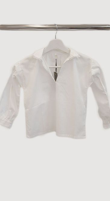 Hovedbilde Bunadskjorte, jente m/ nupereller