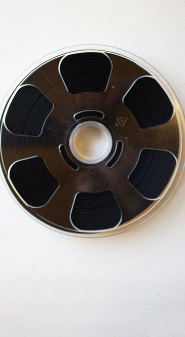 Hovedbilde Fløyelsbånd sort 16 mm rull 12,5m