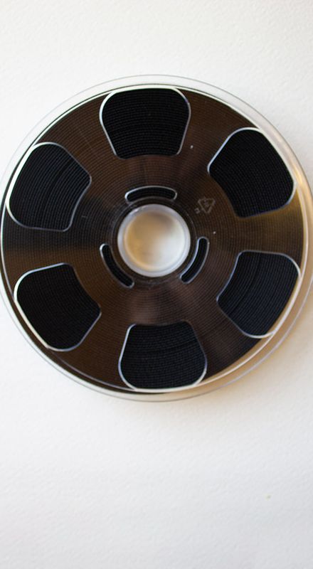 Fløyelsbånd sort 16 mm rull 12,5m