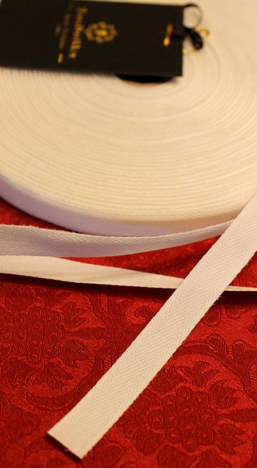 Hovedbilde Bendelbånd, 13mm hvit